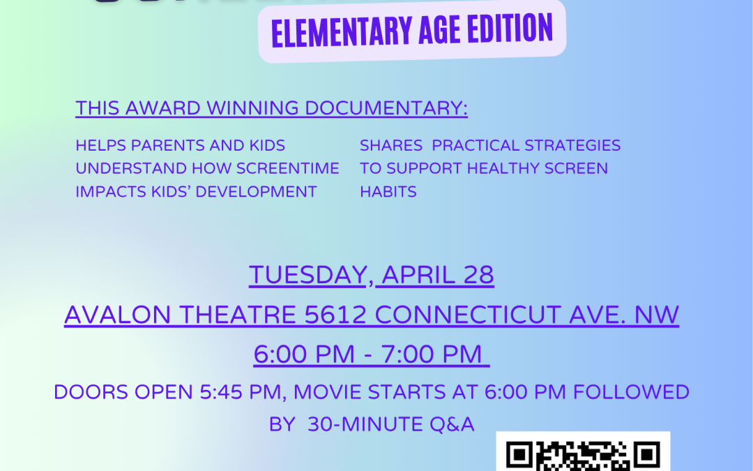 Free Tickets for Screenagers: Elementary Edition